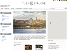 Tablet Screenshot of cuba-explore.com